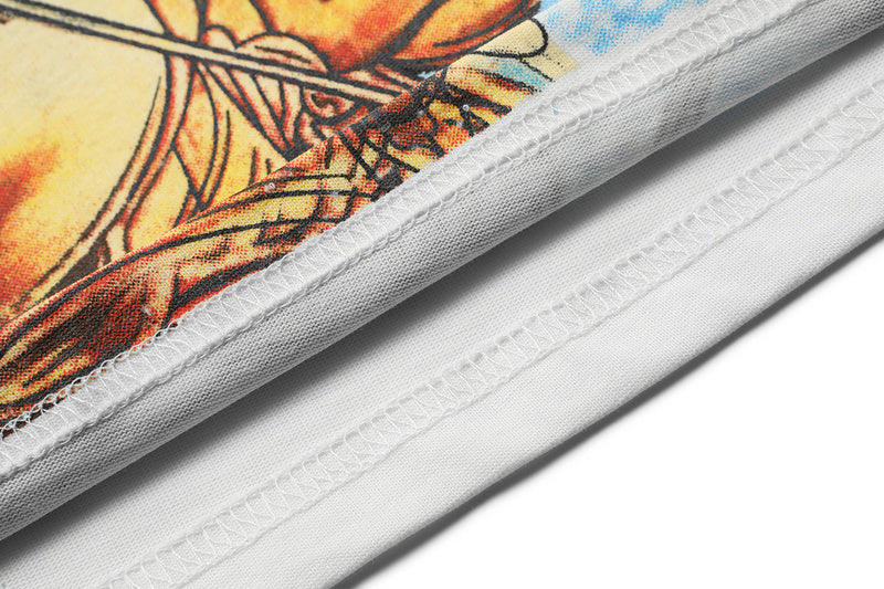 Mixed Emotion White Angel Rhinestone Tee