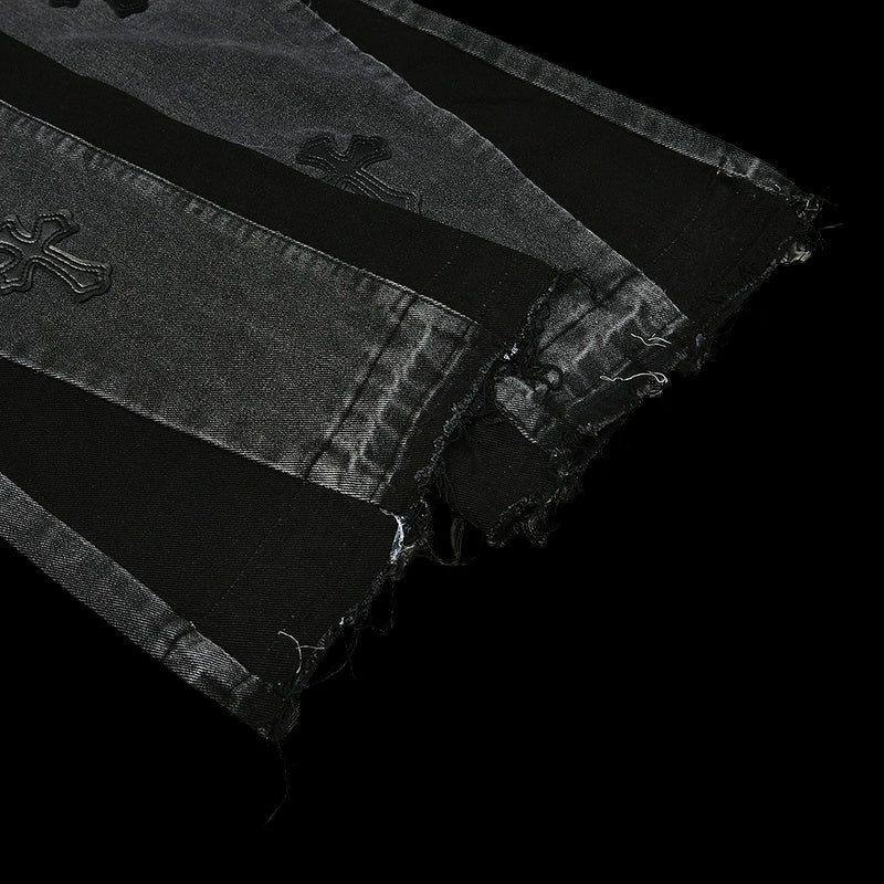 Chrome Hearts × Gallery Dept Black Denim Jeans