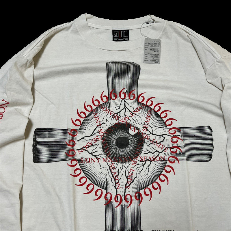 Saint Michael Eyeball Long-Sleeve Tee