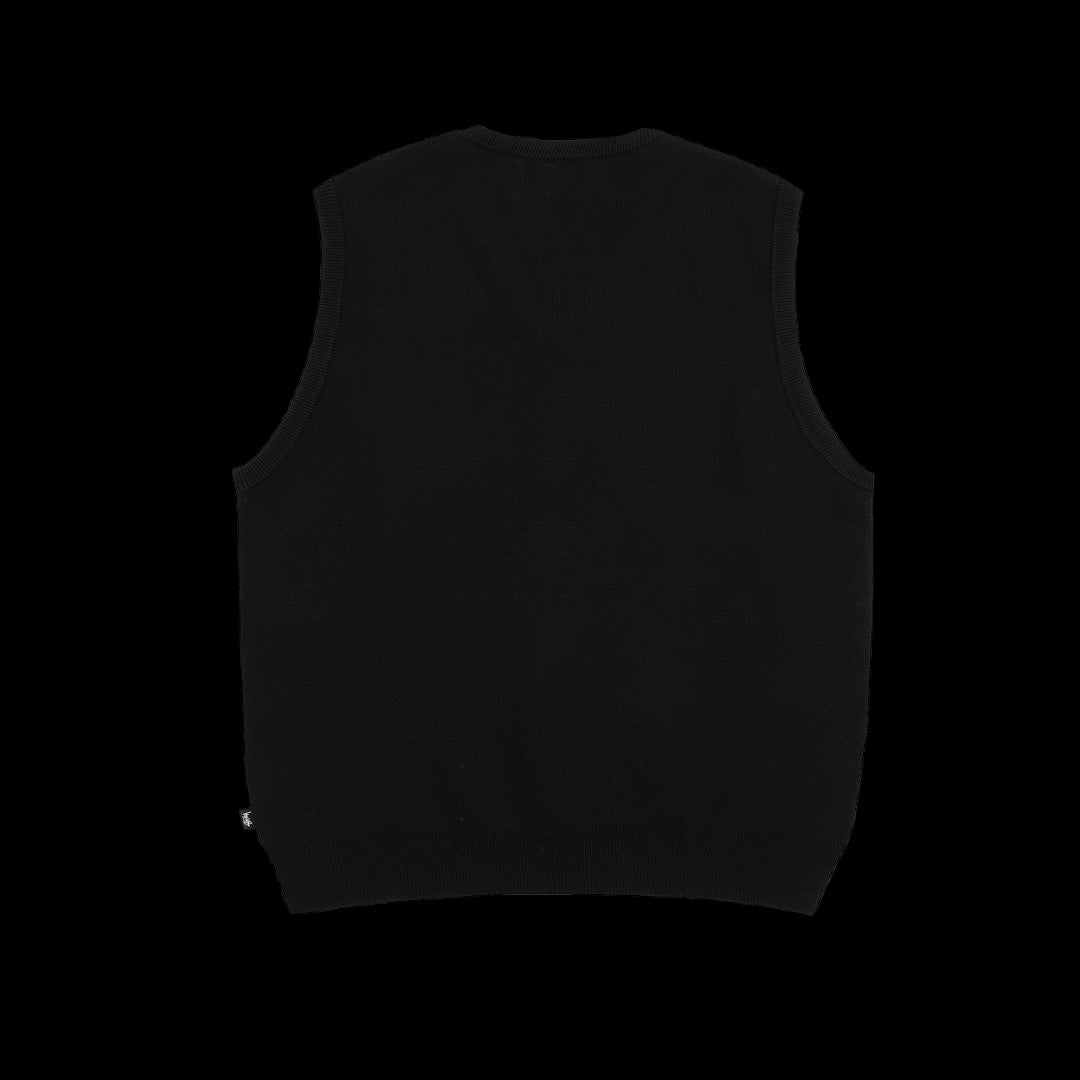Stüssy Black Photo Jacquard Vest