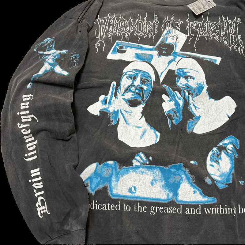 Saint Michael Shivering In The Night Long-Sleeve Shirt