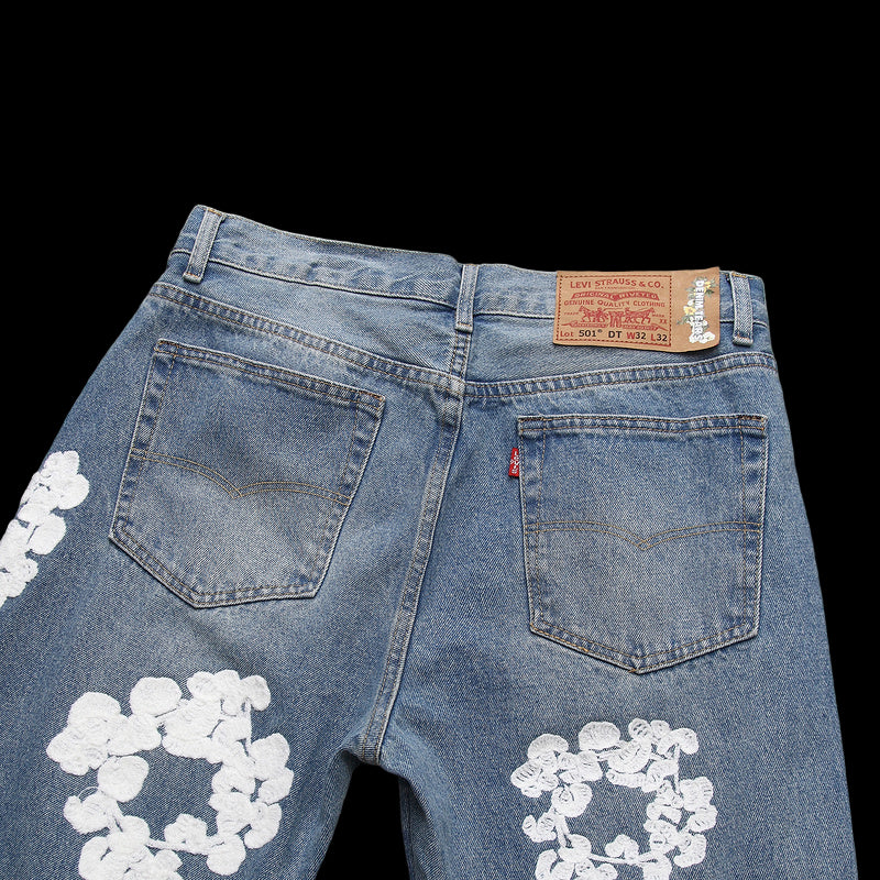 Levi's x Denim Tears The Cotton Wreath Jean 'Light Wash'