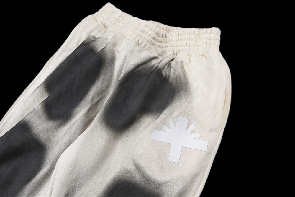 Vertebrae Spotted Wide Leg Sweatpants