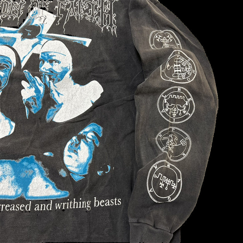 Saint Michael Shivering In The Night Long-Sleeve Shirt