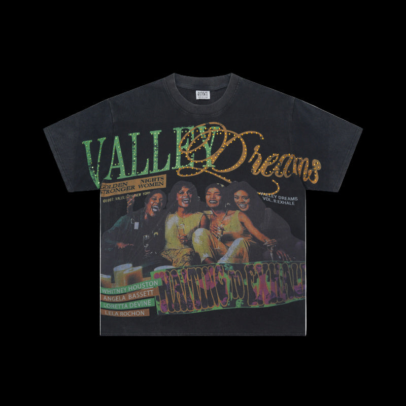 Vale Forever Valley Dreams Black EXHALE Tee