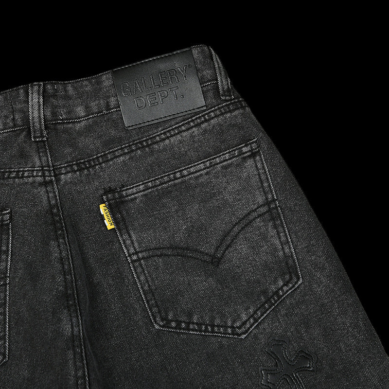 Chrome Hearts × Gallery Dept Black Denim Jeans