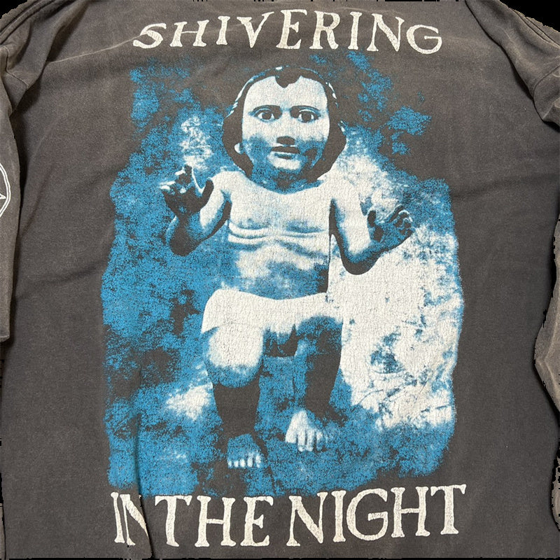 Saint Michael Shivering In The Night Long-Sleeve Shirt