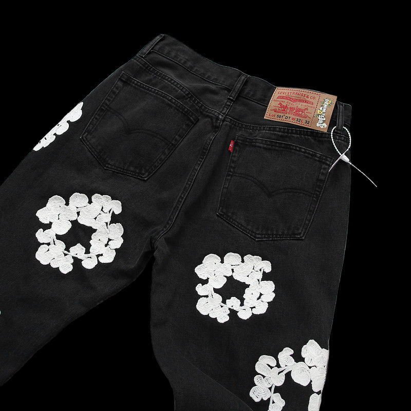 Levi's x Denim Tears The Cotton Wreath Jean 'Black'