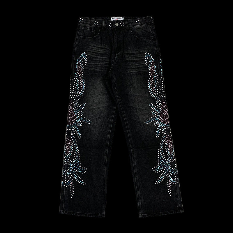 Vale Vale Tsunami Crystal Denim Black