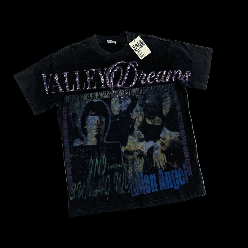 Vale Forever Fallen Bling Black Tee