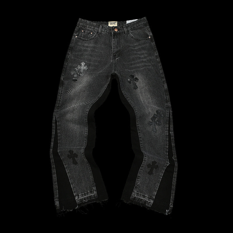 Chrome Hearts × Gallery Dept Black Denim Jeans