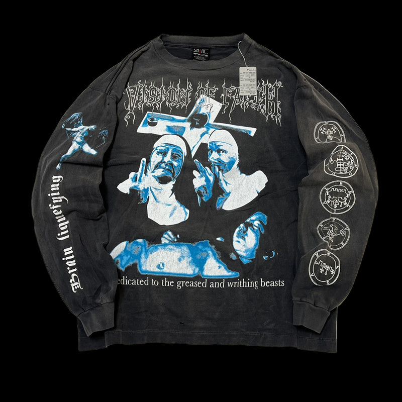 Saint Michael Shivering In The Night Long-Sleeve Shirt